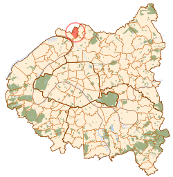 Villetaneuse map